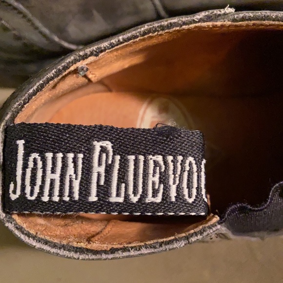 RARE John Fluevog Nature Angels Slip On Suede Leather (Fluevog 6) Women's 7.5 - Picture 15 of 15